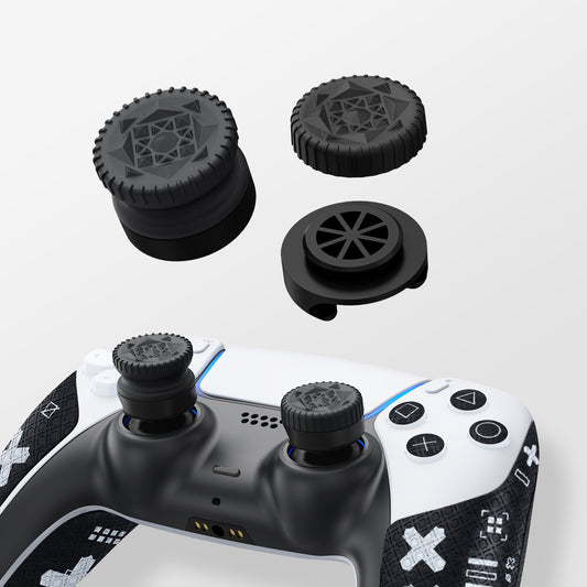 JEMDO PS5 Controller Accessories White Set