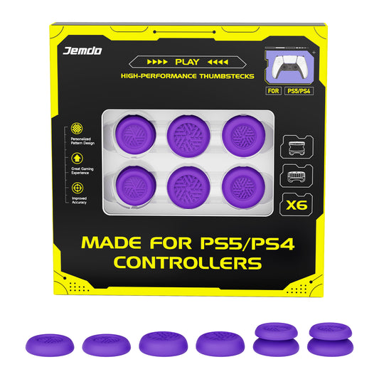 JEMDO PS5/PS4/Switch Pro Controller joystick caps set(6pcs)