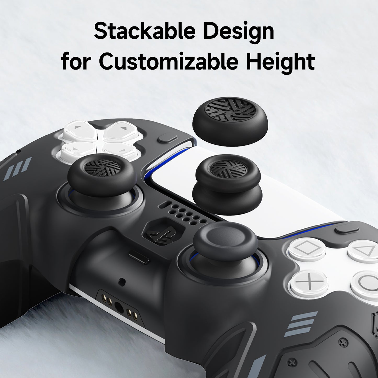 JEMDO PS5/PS4/Switch Pro Controller joystick caps set(6pcs)