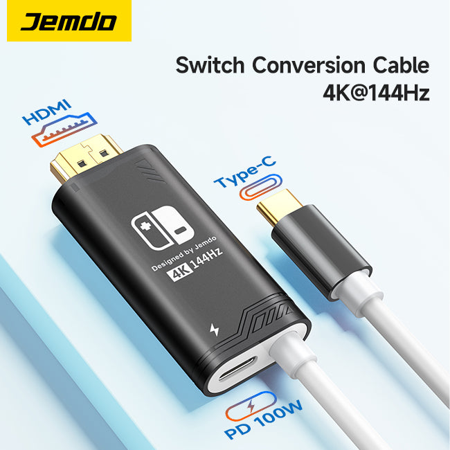 JEMDO Switch Conversion Cable|4K@144Hz