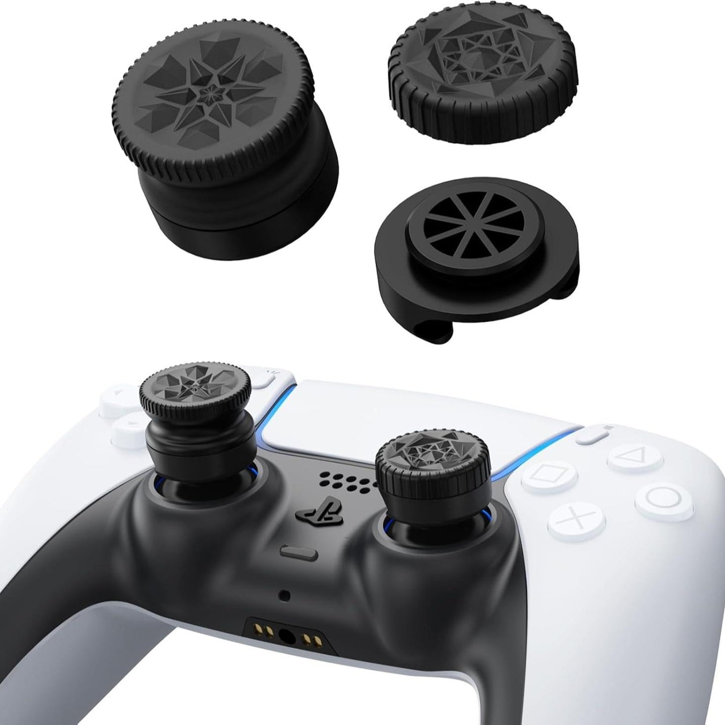 JEMDO PS5/PS4 Controller Thumb Grip Joystick Set