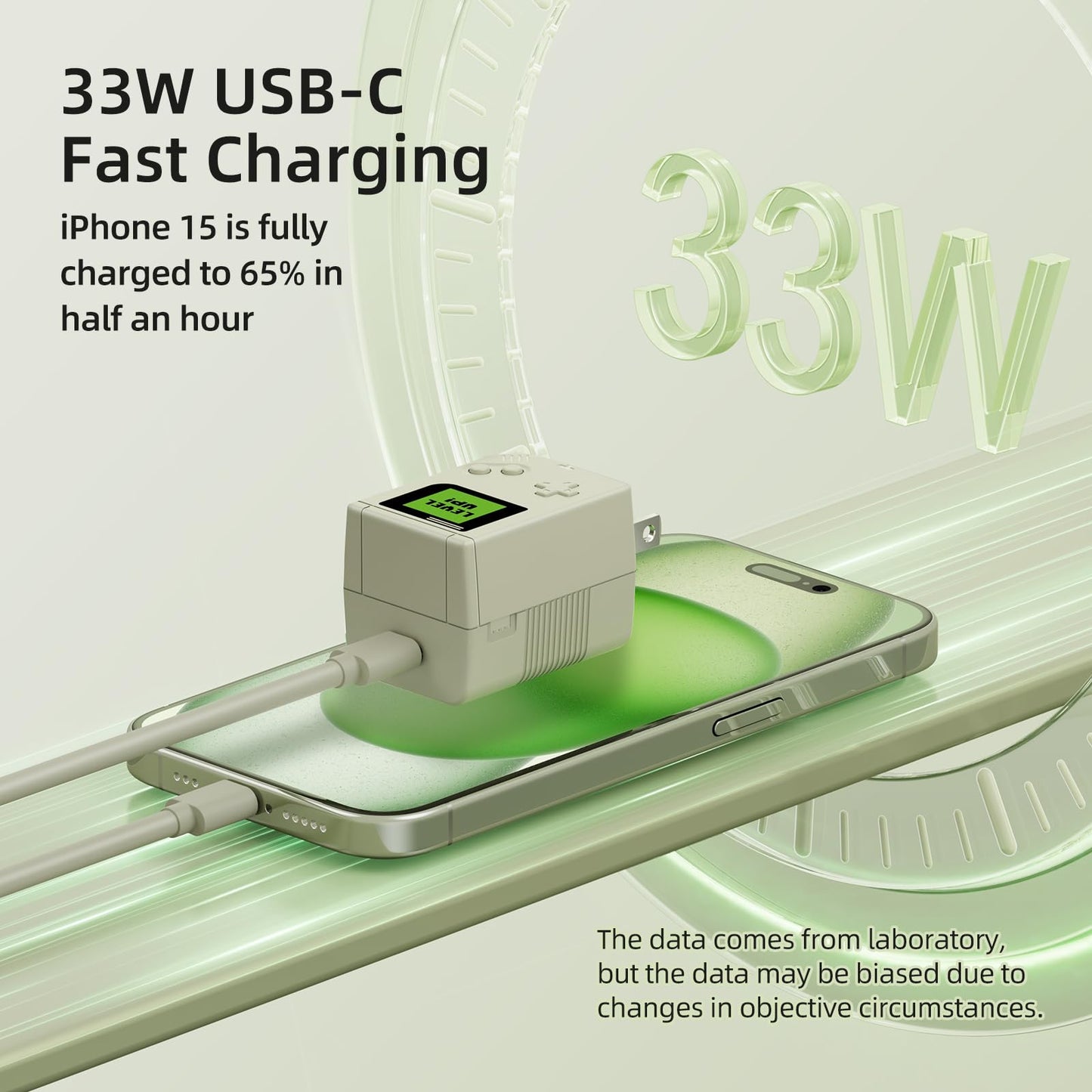 JEMDO 33W Retro Gameboy Style GaN Charger