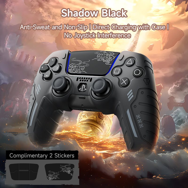JEMDO PS5 Controller Silicone Protective Case|Free Sticker