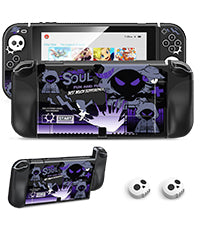 JEMDO Halloween Ghost Switch Protective Case for NS/OLED
