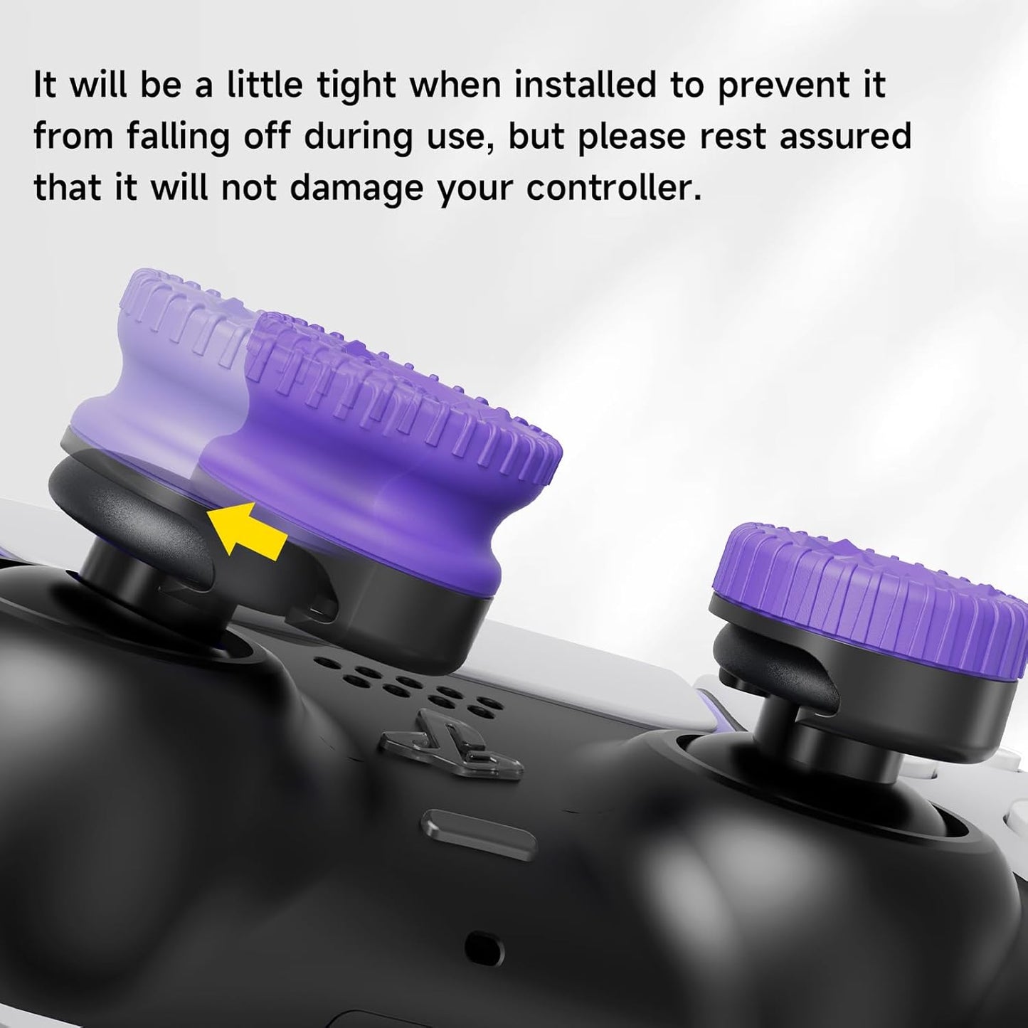 JEMDO PS5/PS4 Controller Thumb Grip Joystick Set