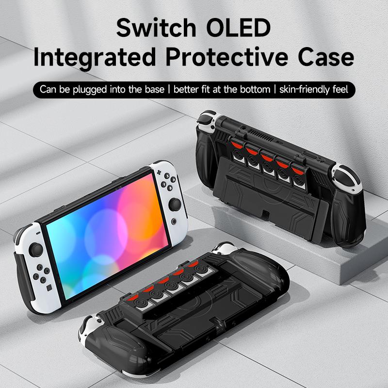 JEMDO Switch OLED All-in-One Protective Case|White