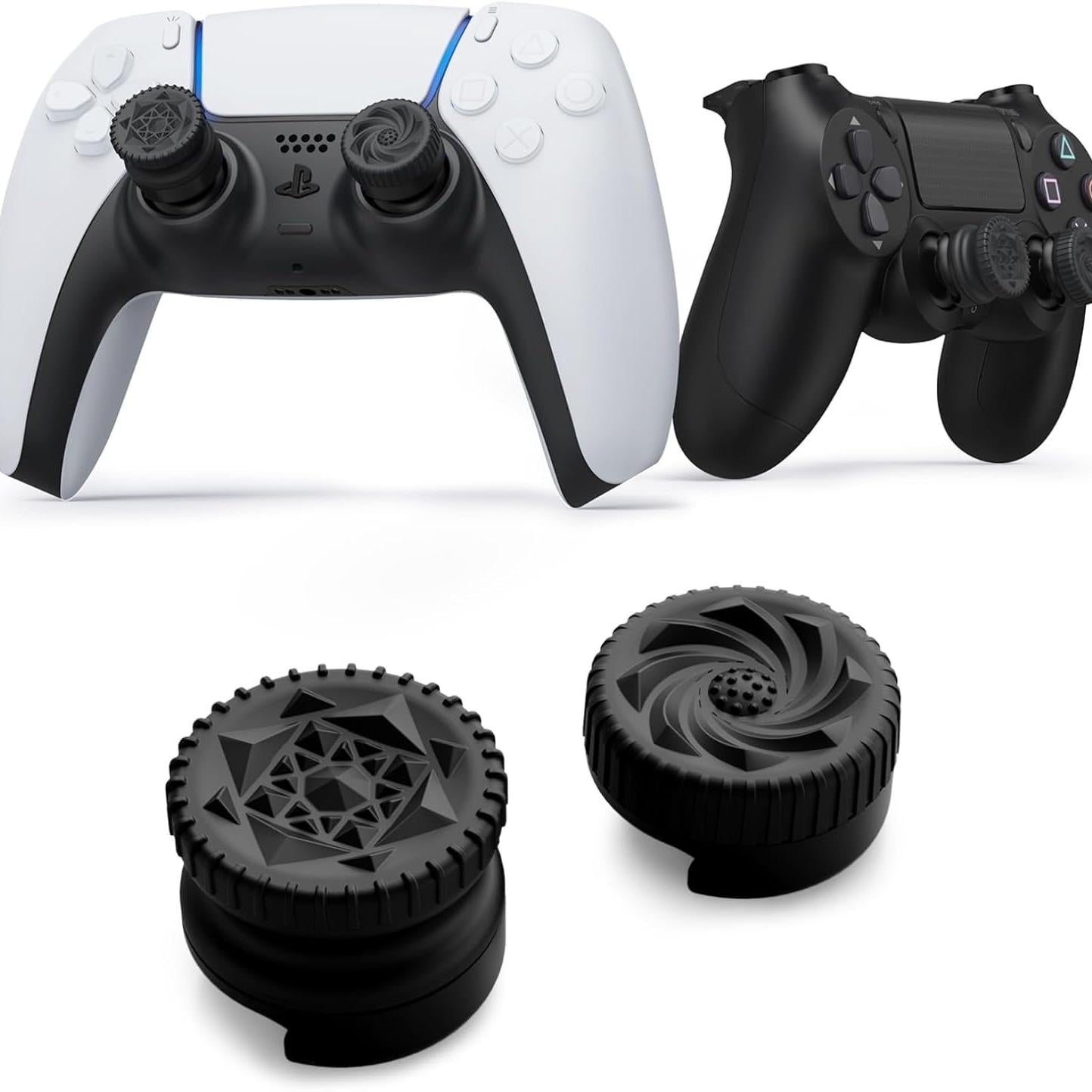 JEMDO PS5/PS4 Controller Thumb Grip Joystick Set