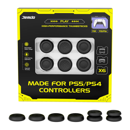 JEMDO PS5/PS4/Switch Pro  Controller joystick caps set(6pcs)