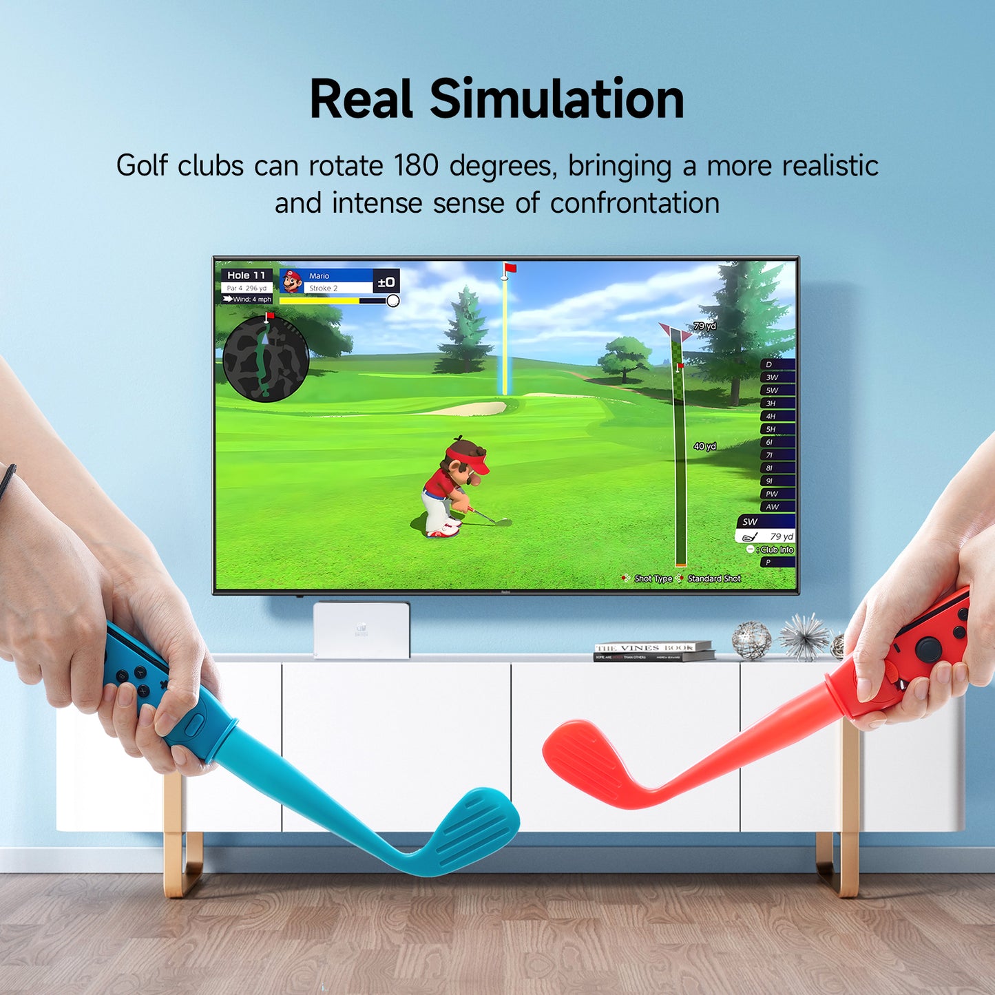 JEMDO 18-in-1 Switch Sports Accessories Set