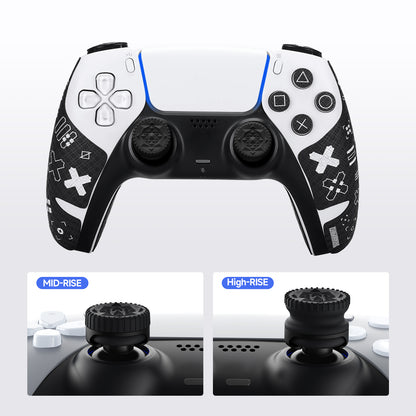 JEMDO PS5 Controller Accessories White Set