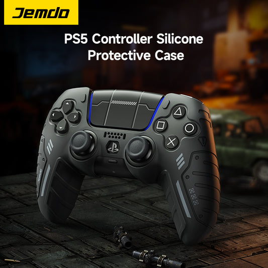 JEMDO PS5 Controller Silicone Protective Case|Free Sticker