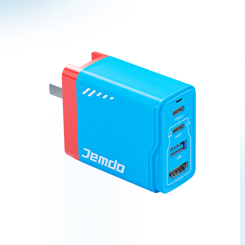 JEMDO 4-in-1 Portable Switch Dock|36W/65W GaN with Fast Charging