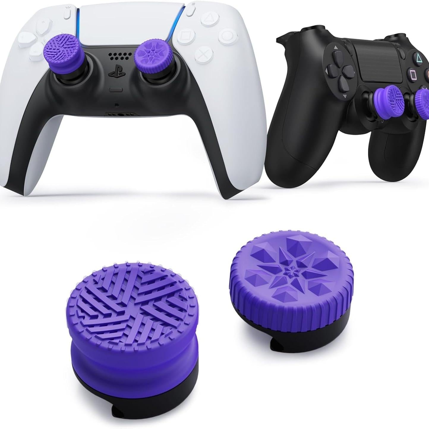 JEMDO PS5/PS4 Controller Thumb Grip Joystick Set