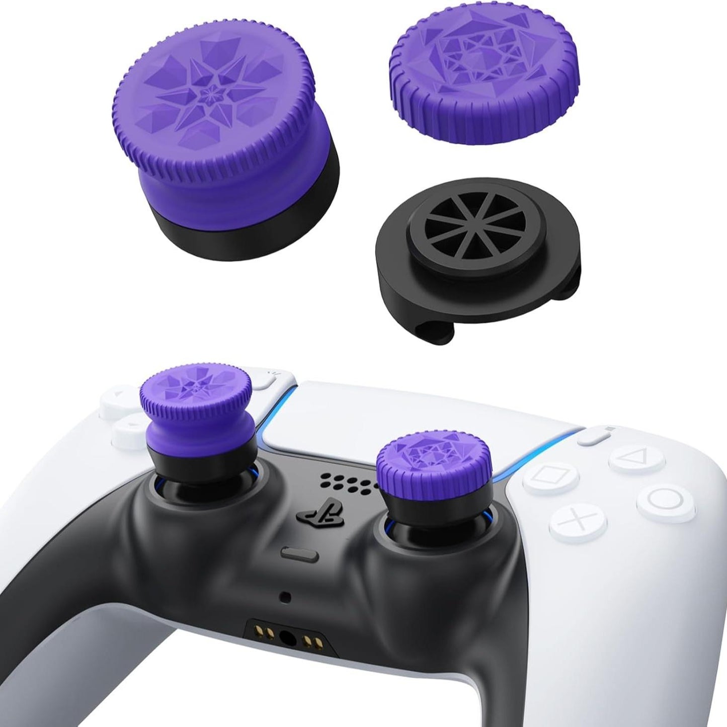 JEMDO PS5/PS4 Controller Thumb Grip Joystick Set