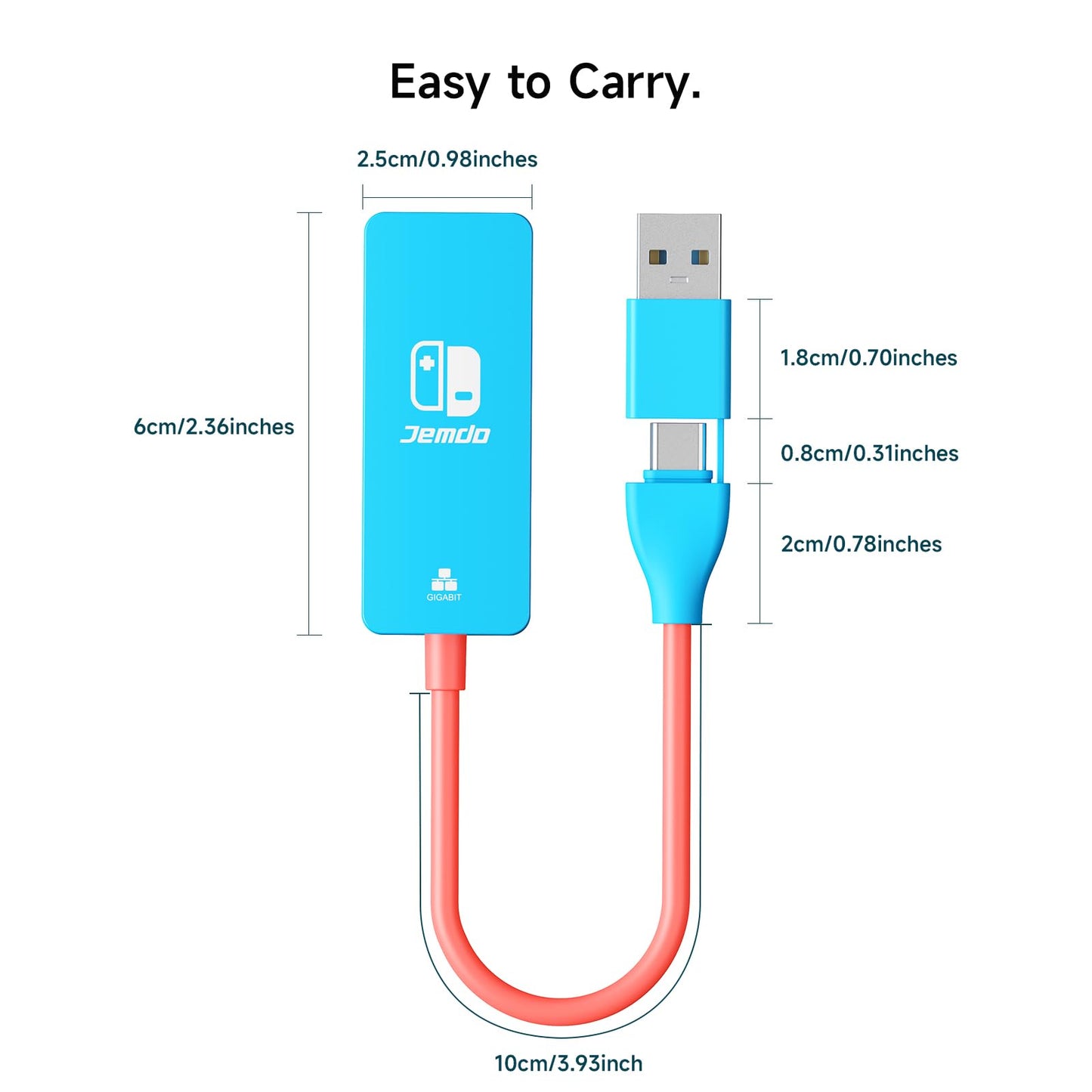 JEMDO 1000Mbps Ethernet Adapter