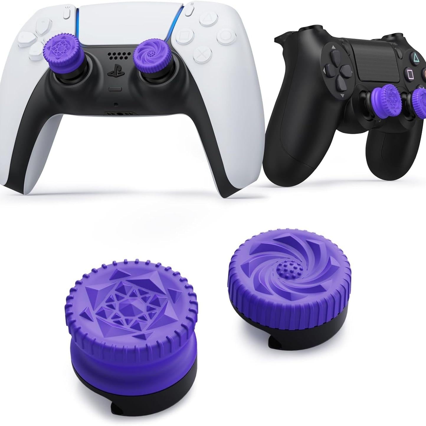 JEMDO PS5/PS4 Controller Thumb Grip Joystick Set