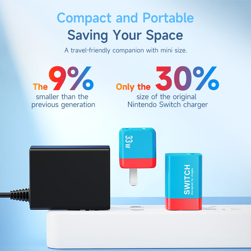 JEMDO 33W GaN Fast Charger for Switch