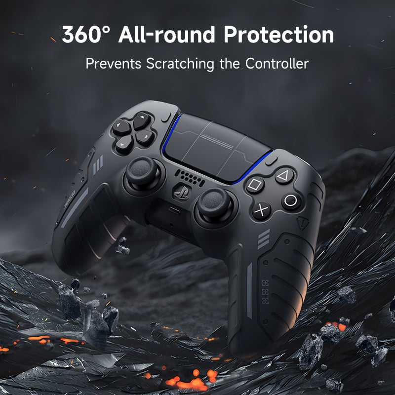 JEMDO PS5 Controller Silicone Protective Case|Free Sticker