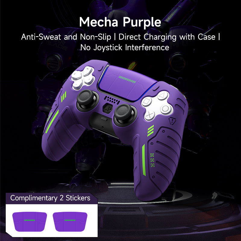 JEMDO PS5 Controller Silicone Protective Case|Free Sticker