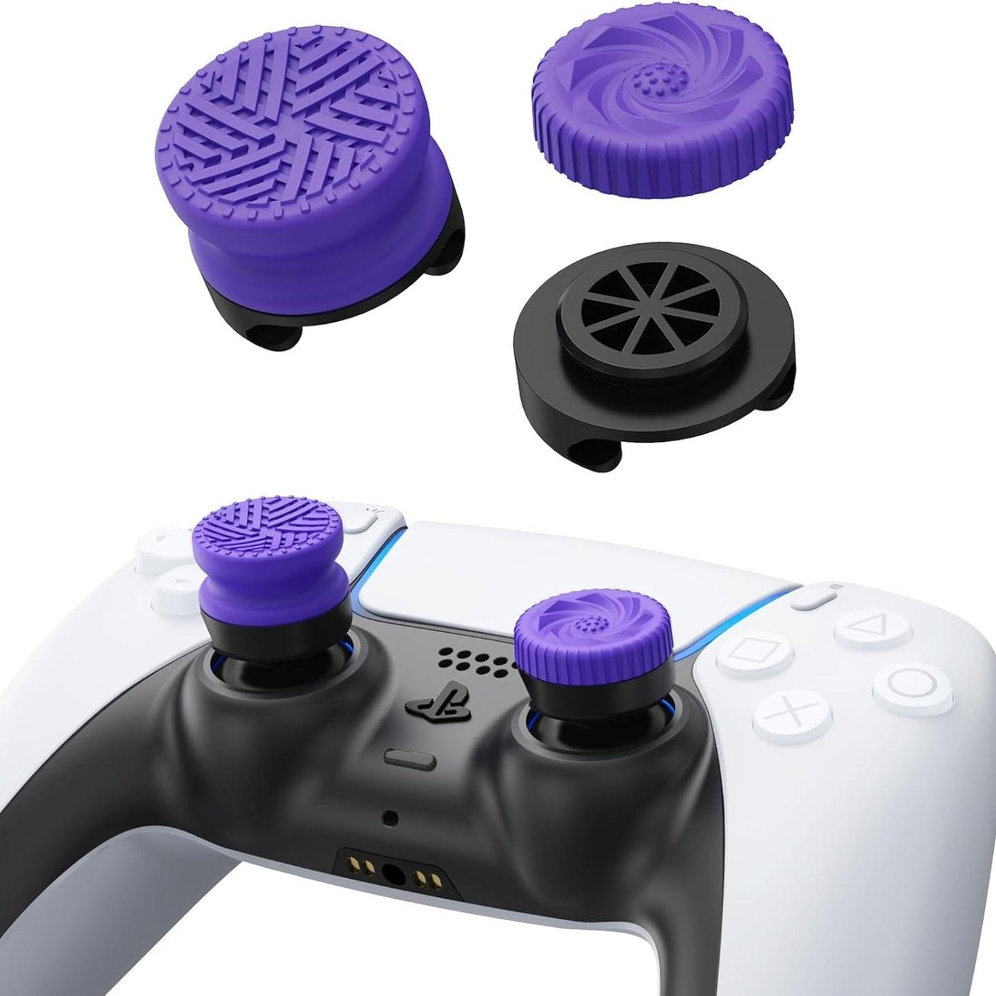 JEMDO PS5/PS4 Controller Thumb Grip Joystick Set