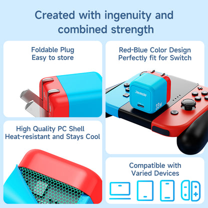 JEMDO 33W GaN Fast Charger for Switch