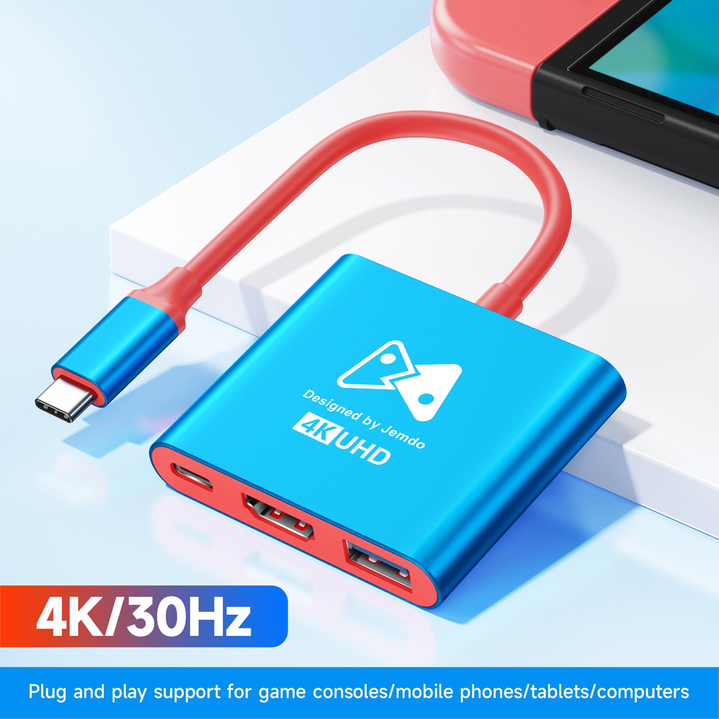 JEMDO 3-in-1 Docking Station
